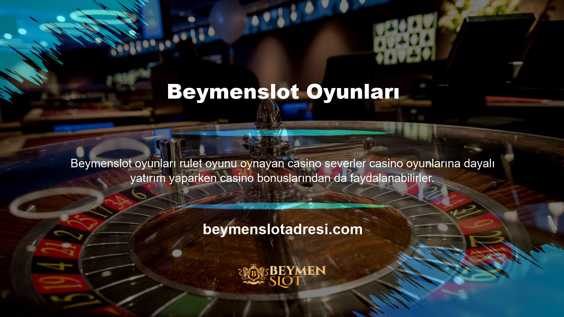 Yani casino oyunlarını güvenle oynamak istiyorsanız Beymenslot sitesine kayıt olabilirsiniz