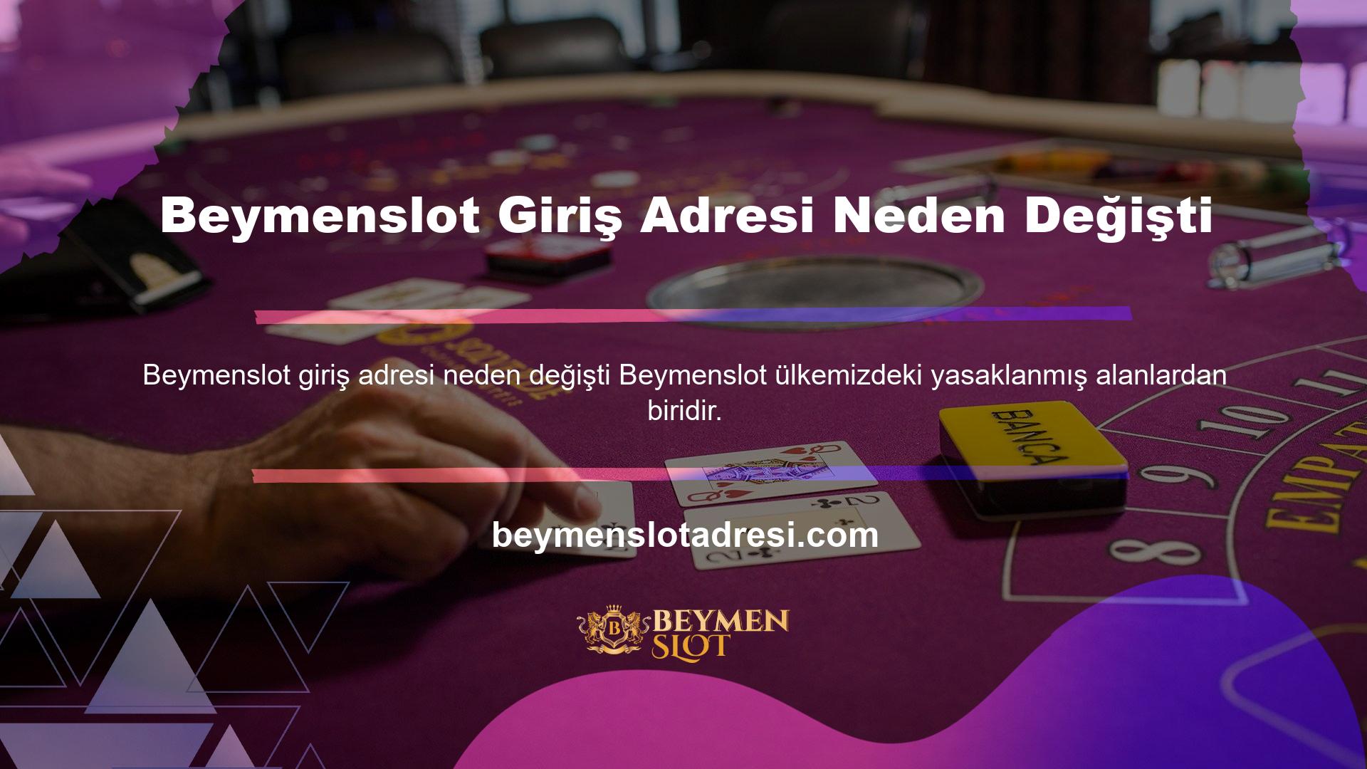 Sitenin bahis hizmeti buna neden olur